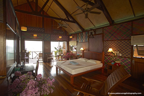 best luxury beach resorts in Malaysia sipadan resort water villa