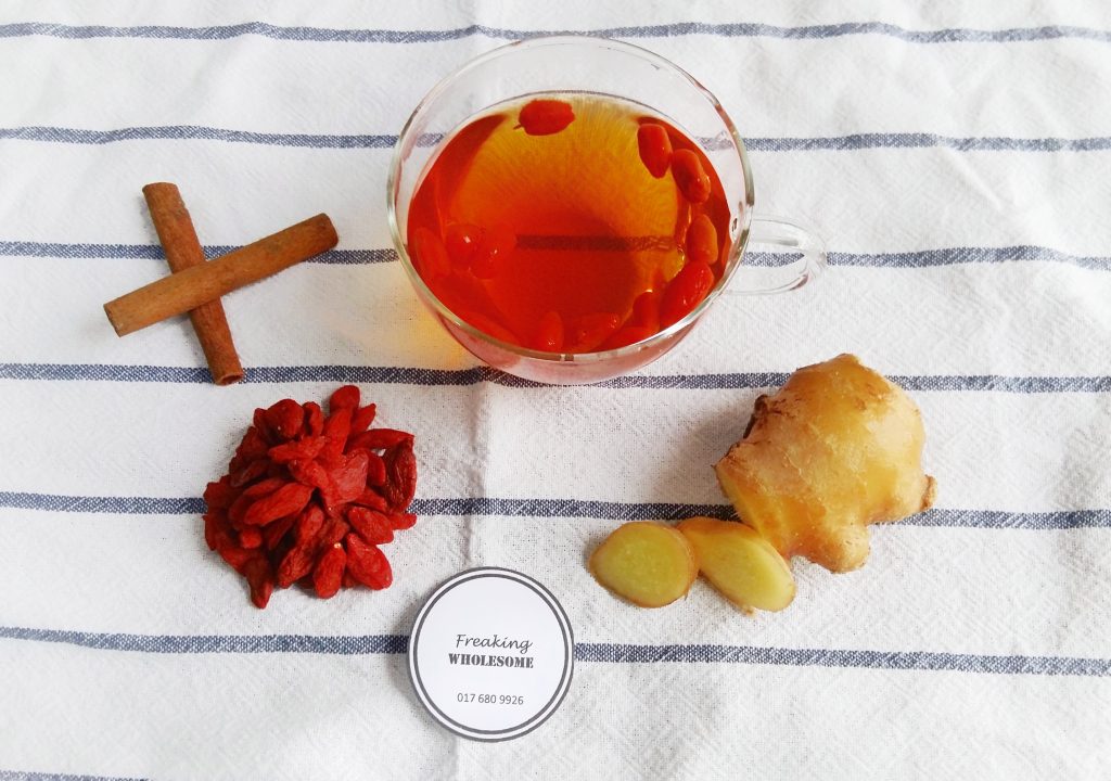 BOOST YOUR IMMUNE SYSTEM WITH GOJI ROOIBOS SPICED TEA