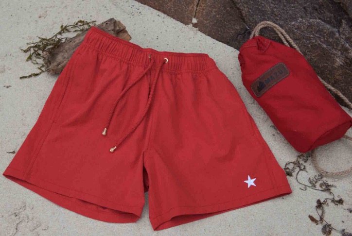 PAINT YOUR SUMMER HOLIDAYS RED FOR CHINESE NEW YEAR mazu resortwear mens swimwear