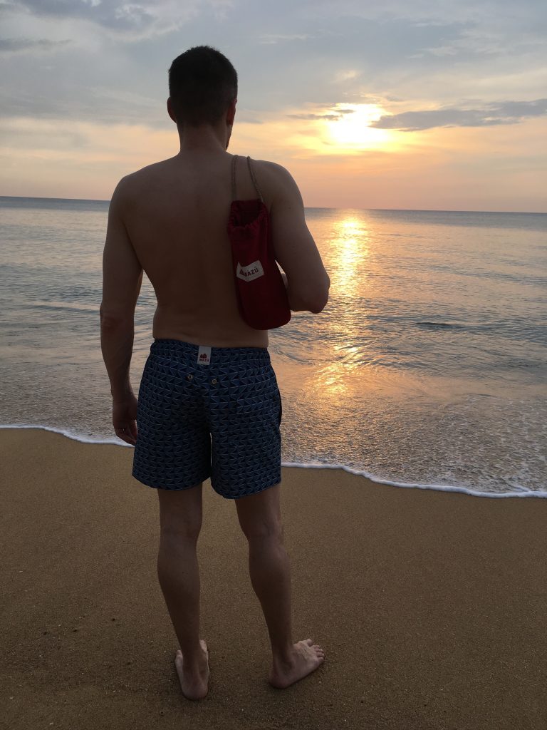 THE PERFECT SWIM SHORTS WITH MAZU SWIMWEAR mens swimwear 