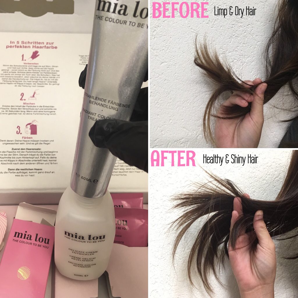 SAY GOODBYE TO SUMMER DAMAGED HAIR WITH MIA LOU before and after