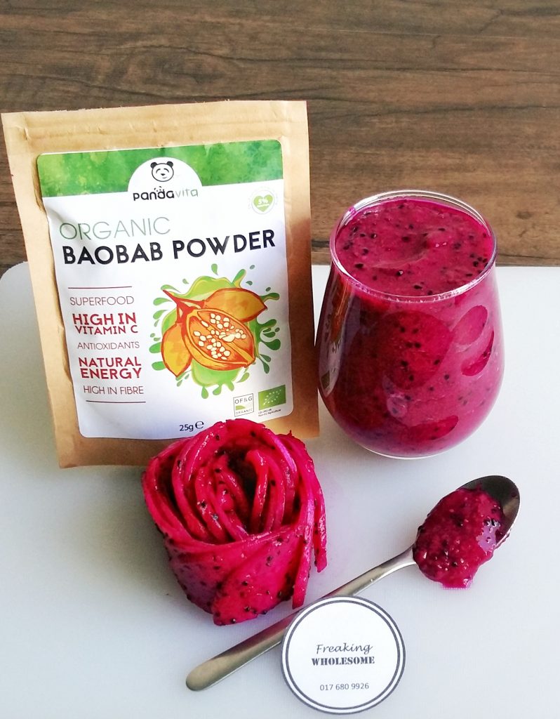 GOODNESS IN A JAR WITH RAW PITAYA BAOBAB CHIA JAM