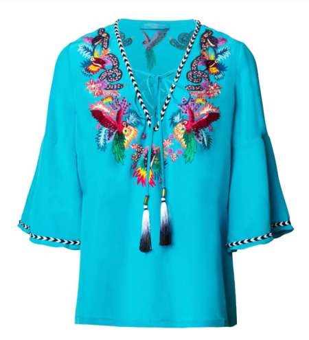 STAND OUT WITH MATTHEW WILLIAMSON BEACHWEAR tribal kaftan