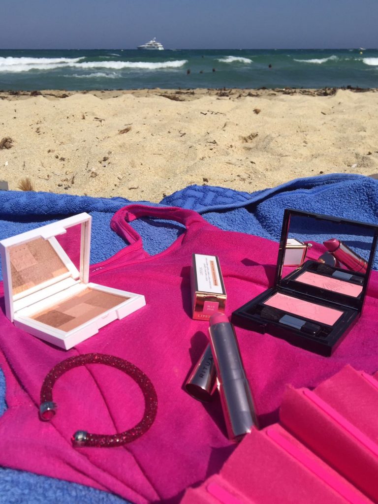 COLOURS OF SUMMER FEATURING PINK BEACH BEAUTY swarovski bracelet, rituals cosmetics