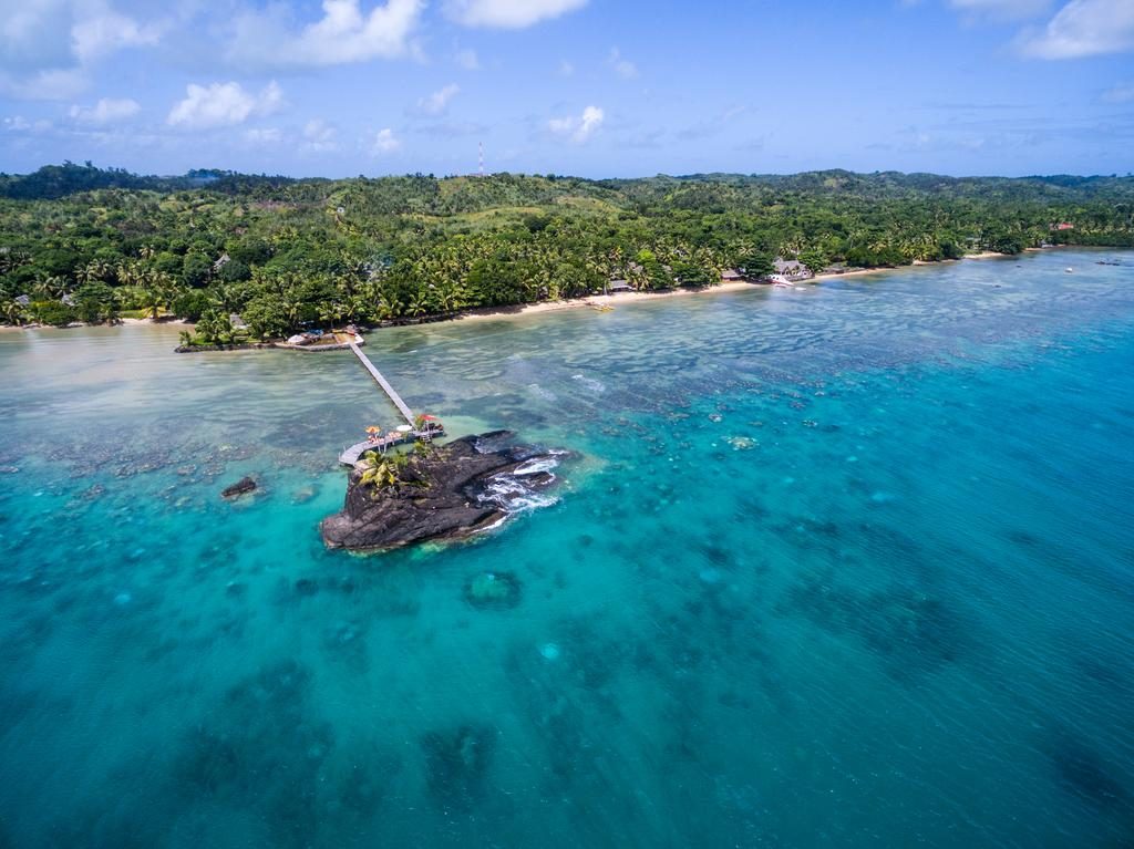 monthly beach getaways worldwide whale rock off the island of ILE SAINTE MARIE, MADAGASCAR