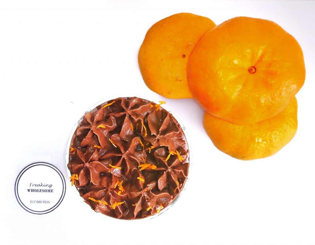 dairy-free mandarin chocolate mousse