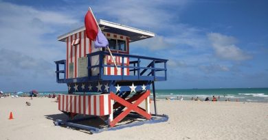 North American Cities to Visit During The Summer - American lifeguard house