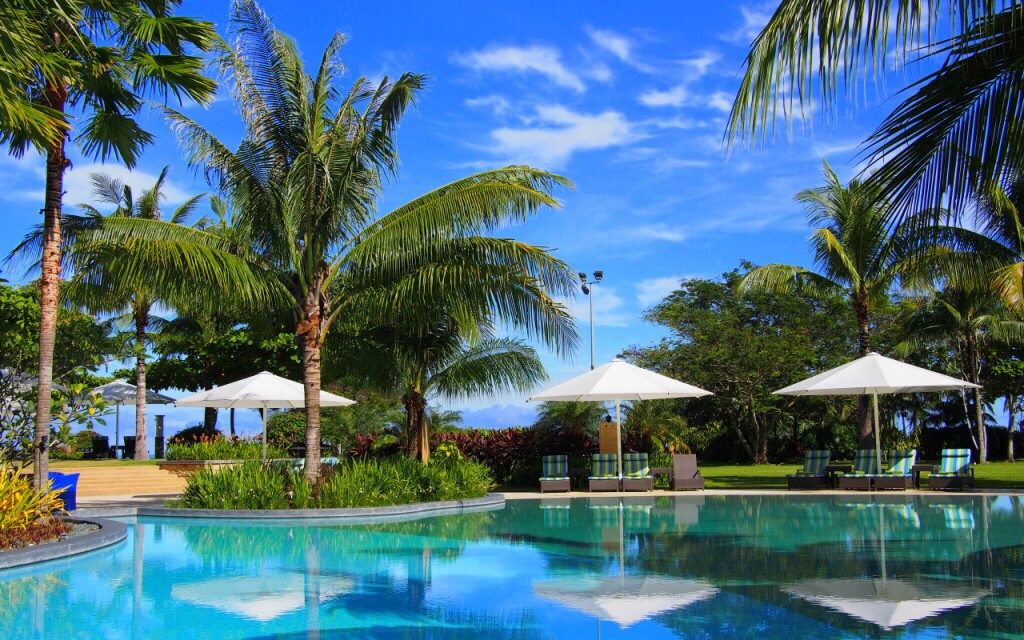 shangri la rasa ria ocean wing private swimming pool