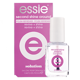 how to protect your nails in summer - essie second shine around 