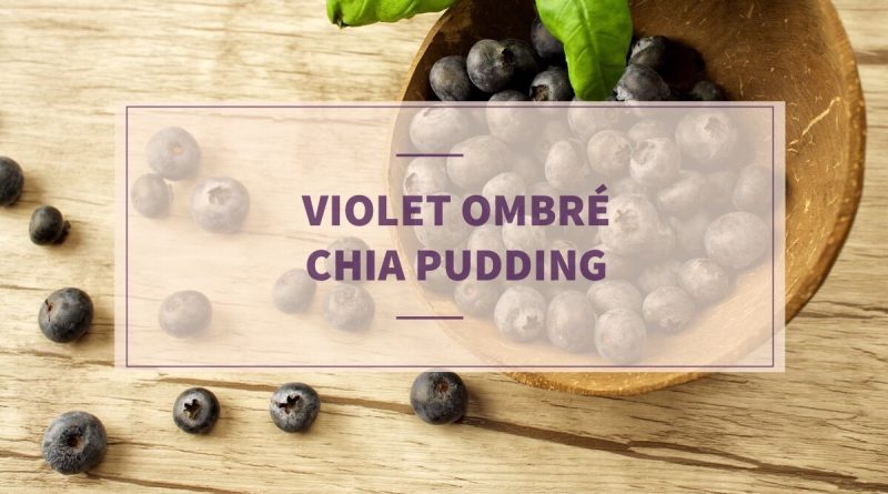 vioet ombre chia pudding with maqui