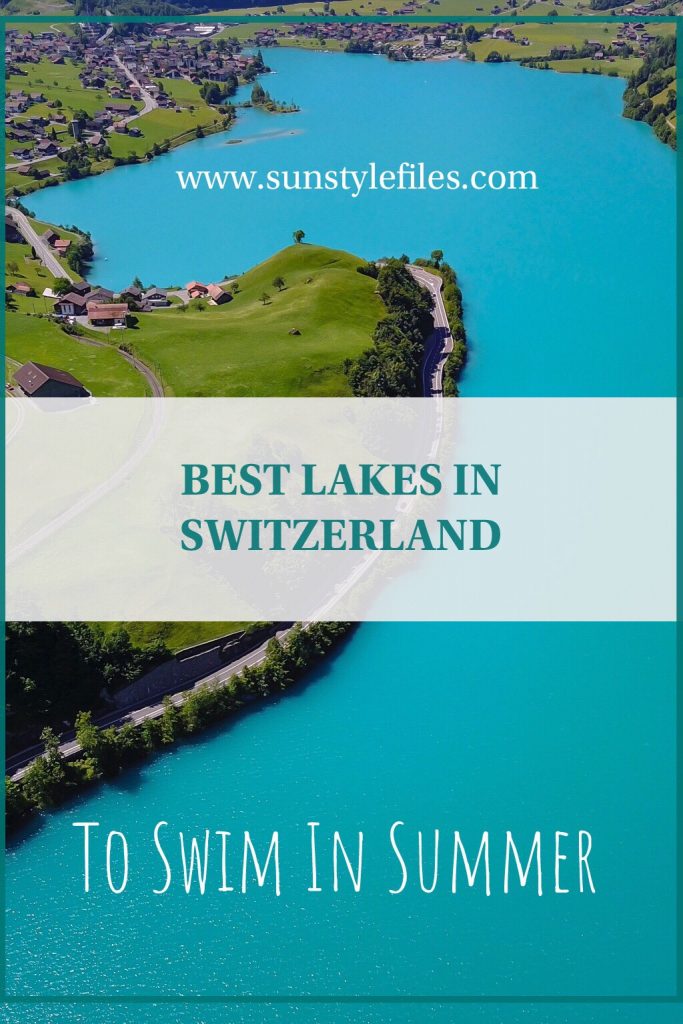 Great list of best lakes in switzerland to swim in summer! #switzerland #swimming #summer #lakelife #summervibes 