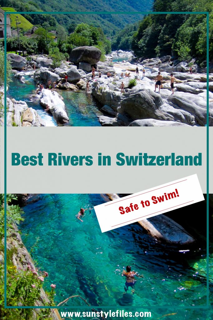 Best RIvers in Switzerland that are Safe for Swimming #rivers #switzerland #swim #naturalpool #wildswimming