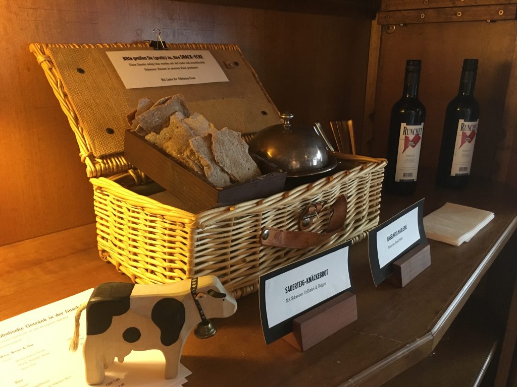 Some of the homemade snacks available to all guests at the Snack Corner in Krauter Hotel Edelweiss