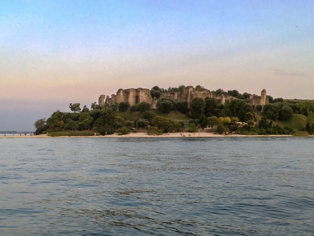 jamaica beach and the grotto of sirmione