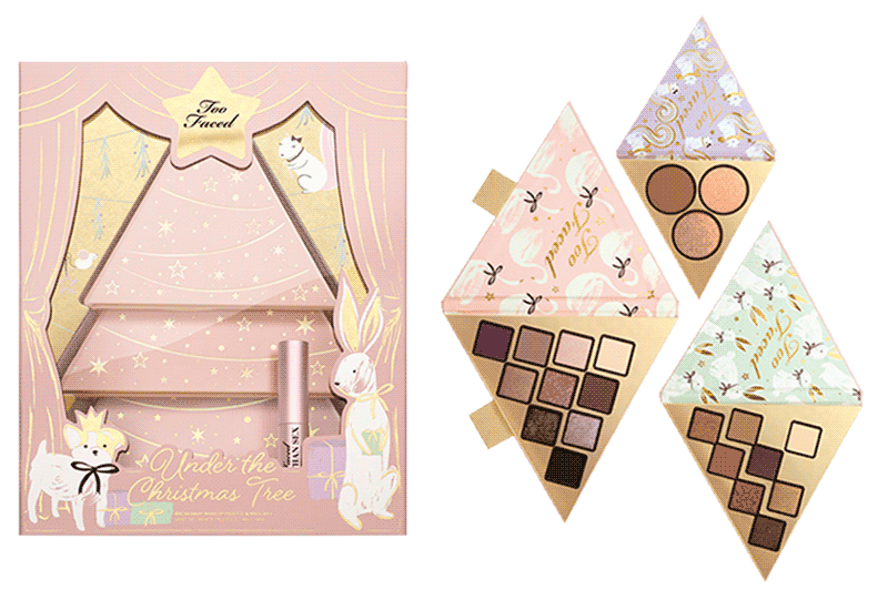 makeup sets for summer lovers too faced under the christmas tree makeup palettes