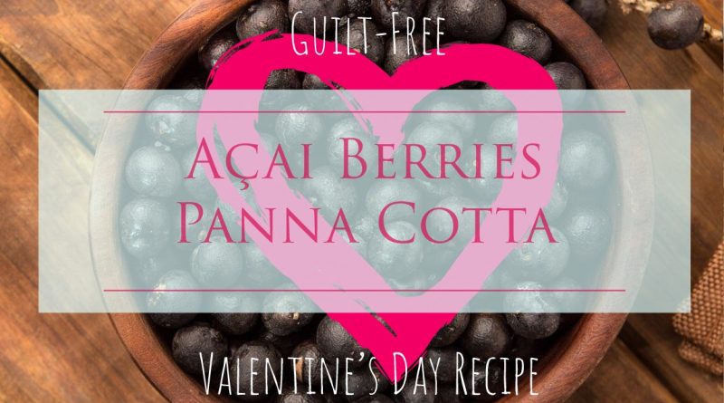 gluten-free, dairy-free, vegan panna cotta acai berries