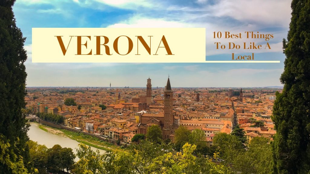 view of entire city of verona from the castle