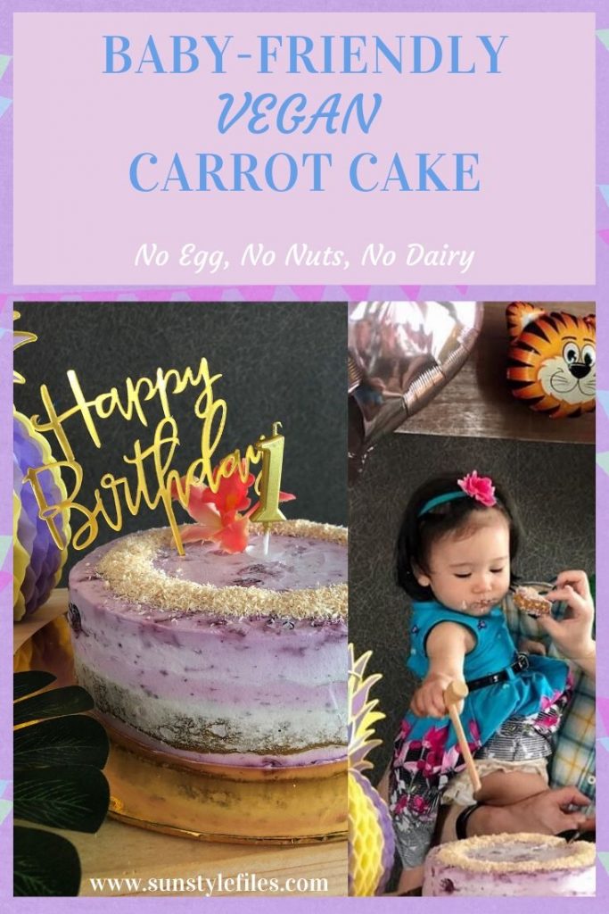 Baby Friendly Birthday Cake Healthy Cakes Desserts Malaysia - www.sunstylefiles.com - #babycakes #kidscakes #birthdaycake #toddlercakes #babyfriendlycake #vegancake #vegandessert #healthycake