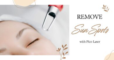 pico laser treatment machine on face