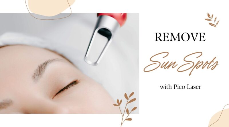 pico laser treatment machine on face